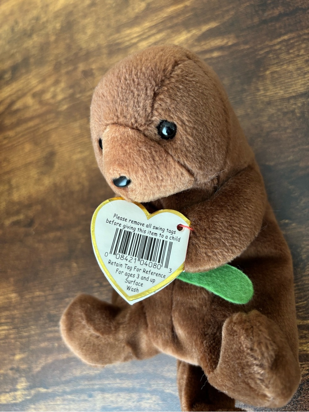 Ty Beanie Baby “Seaweed” the Otter - New With Tag (1996) Vintage/Rare - Picture 5 of 7